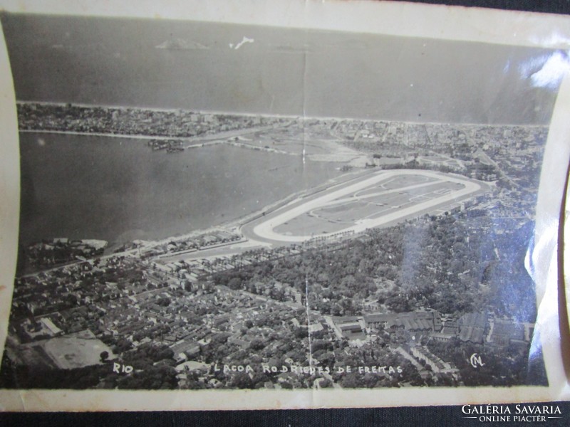  VITANGE 1934 BRAZILIA Rio de Janeiro 17 DB FOTÓ Megváltó Krisztus Copacabana METROPOLIS TÁJKÉP