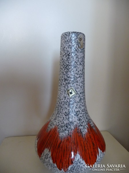 Hungarian ceramic craftsman vase (35 cm)