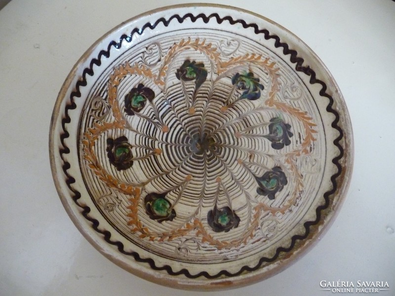 Kerámia fali tányér (d:18,5 cm)