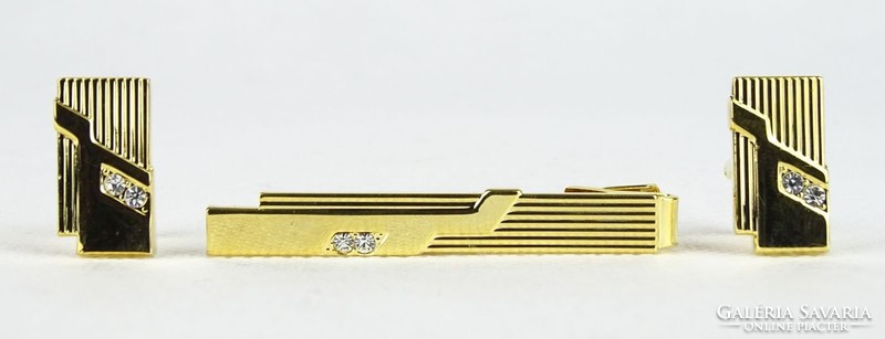 0S403 Retro aranyszínű mandzsetta pár