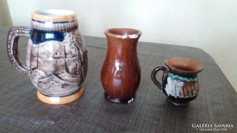 Ceramic mug and jug