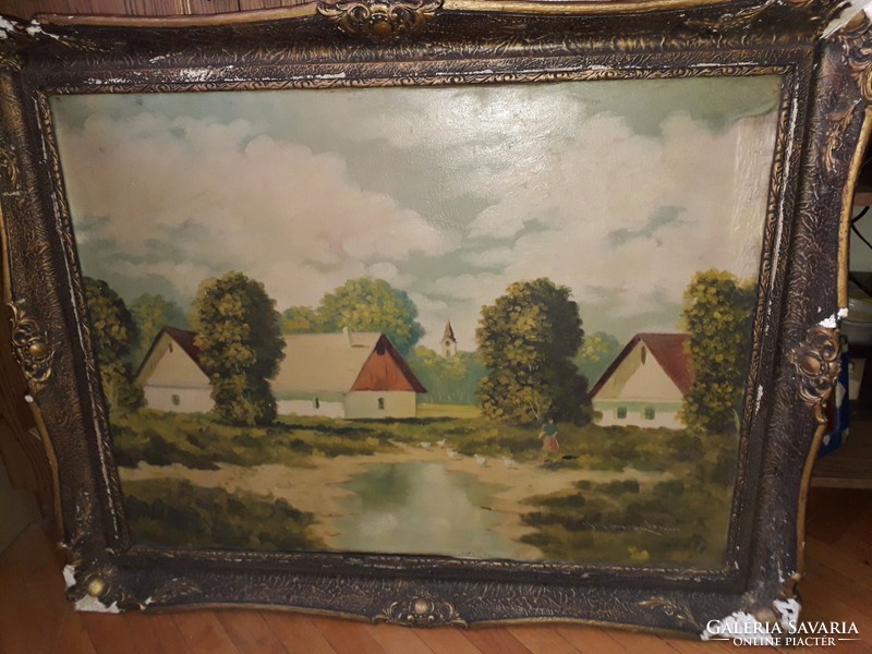 István Kurländer - landscape (antique)