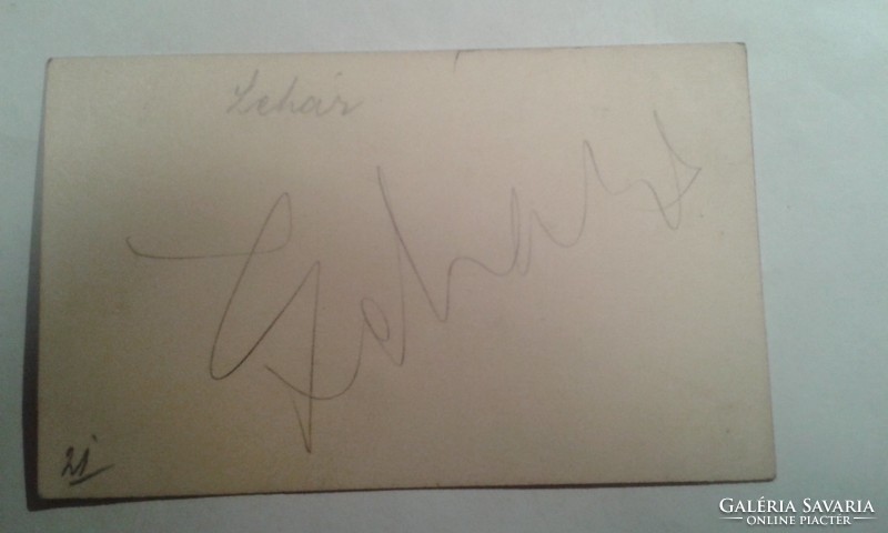 Lehár Ferenc autogram