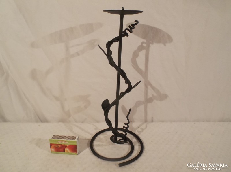 Candle holder - 27 x 11 cm wrought iron - custom made - Austrian - perfect