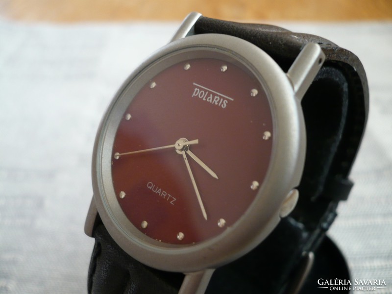 Polaris quartz fabric, made of titanium, unisex watch