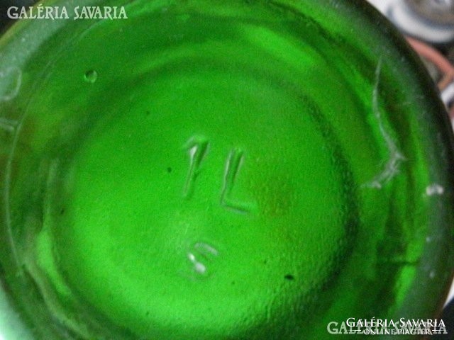 Régi zöld  üveg