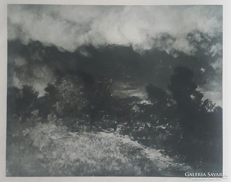 Magyar festők fotógravírozássával készült nyomatok 6 db, utolsó képen a papír széle szennyezett