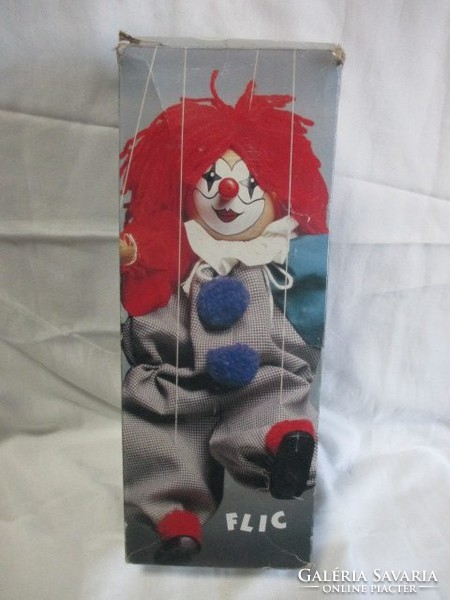 Marionett bábu - bohóc 35 cm.