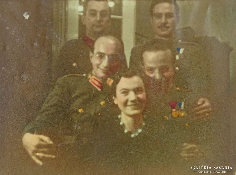 0U003 Régi katonai fotográfia csoportkép 1942