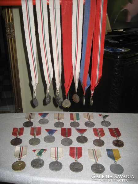 Athletic medals / 36 pieces / 1952 -1962 + a commemorative plaque