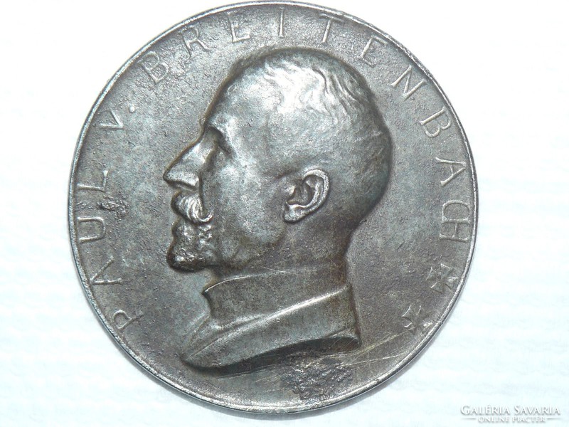 Paul Von Breitenbach Emlékérem 1914.