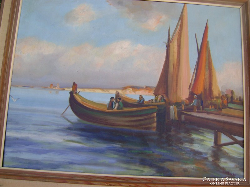 Antik festmény, A kikötő 