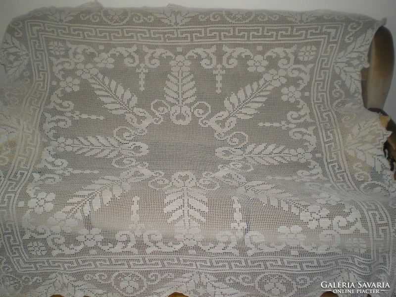 Handmade, large tablecloth 175x165 cm