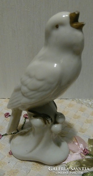 Antique German porcelain bird
