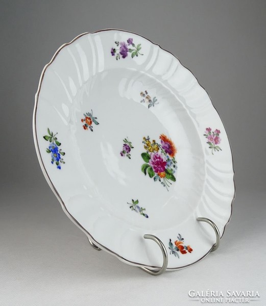 0U109 Antik Herendi porcelán tányér 24.5 cm 1860