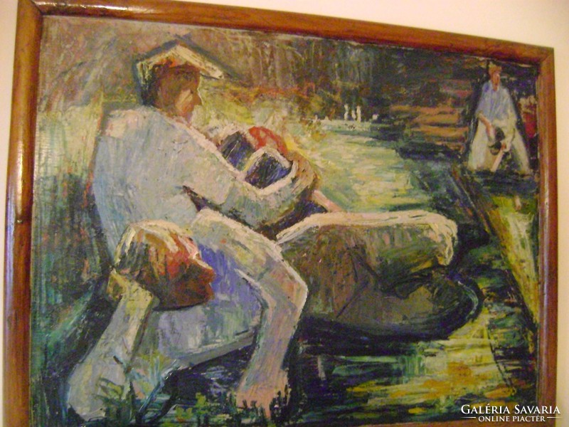 György Csató (george csato) 85 x 65 cm, eternal guarantee for originality
