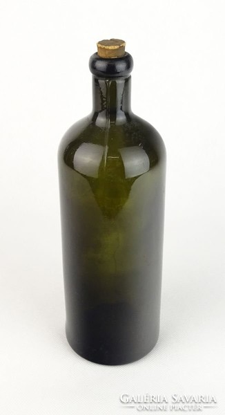 0U939 Régi zöld színű palack 23.5 cm