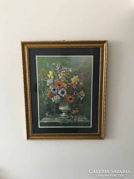 A print called Spring Fragrance with a 57 x 46 cm frame