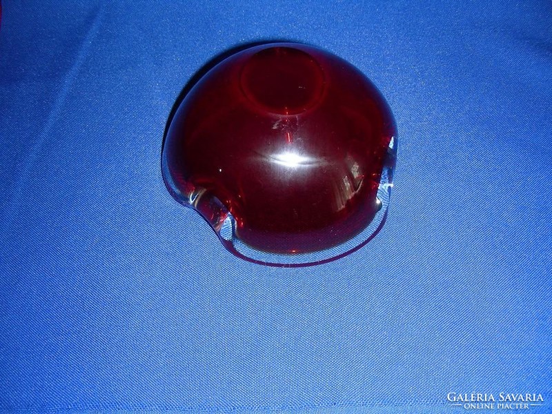 Muránói vastag üveg hamutál