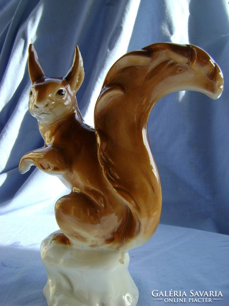 Royal dux porcelain squirrel large size