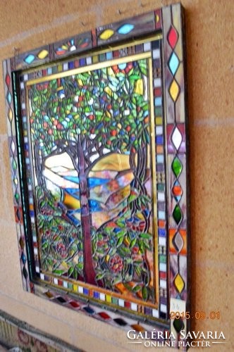 Tree of Life ... Original 3d. Tiffany wall picture sale! Tündölklő!