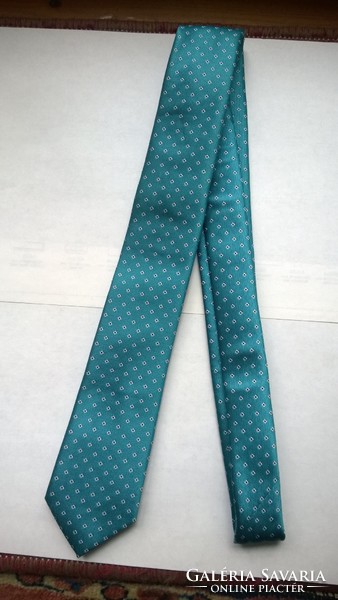 Elegáns-divatos-márkás-NEXT selyem nyakkendő zöld szín