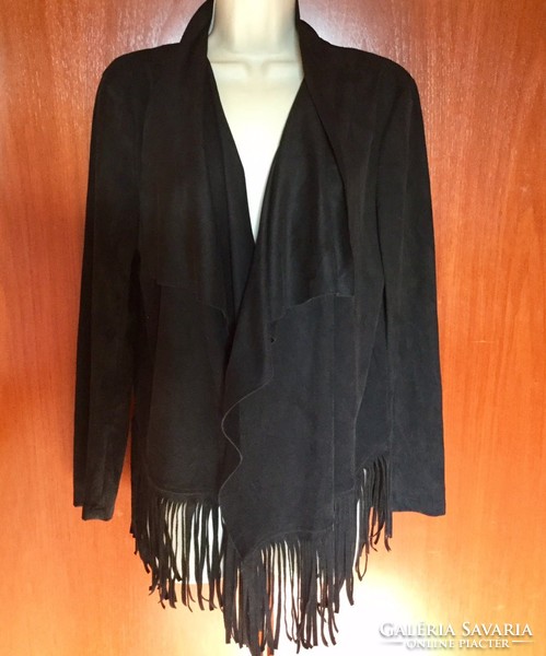 Turek jacket with suede effect trendy fringed new Vienna size 40!