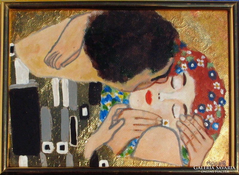 Moona - Csók KLIMT festménye után