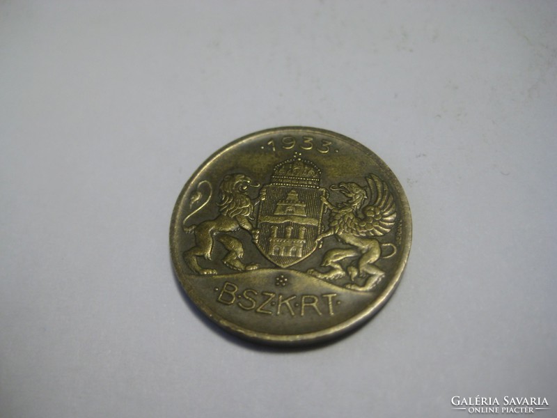 Budapest sz.K. Ltd. 1933. Chip in good condition 18 mm