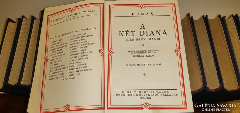 Alexandre Dumas művei sorozatból - 19 darab