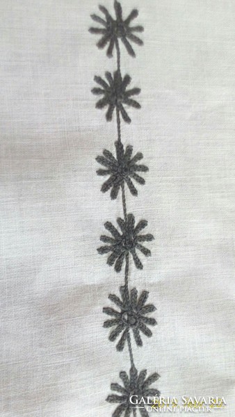 Antique, embroidered tablecloth