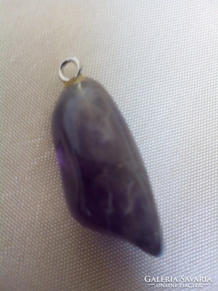 Amethyst, mineral stone, pendant!!