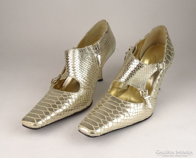 0V820 Arany színű Cango Rinaldi női bőr cipő 38-as