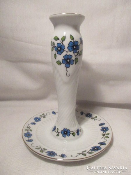 Zsolnay porcelain candle holder - Erika pattern 14 cm.