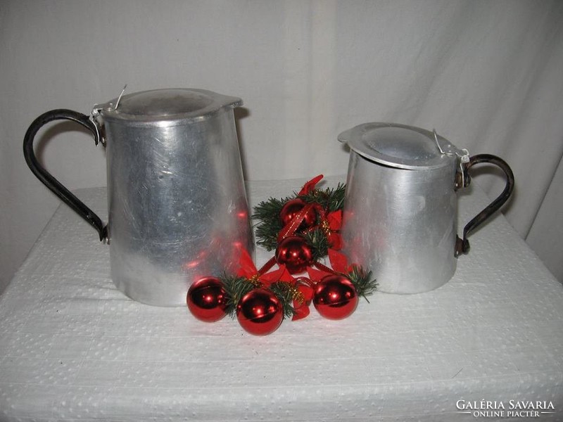 Coffee pot - 2 pcs - 2 liters - 1 liter - old - nice condition