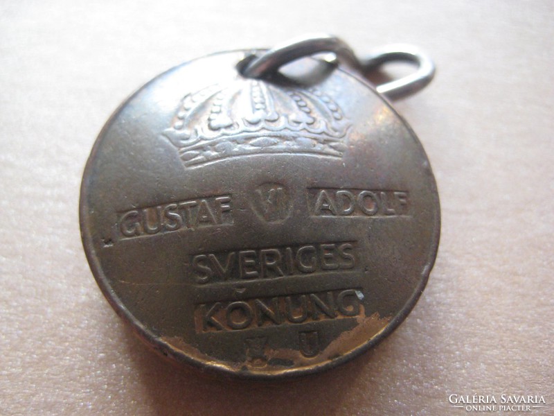 5 Řre 1964 two pieces, embossed into a medallion