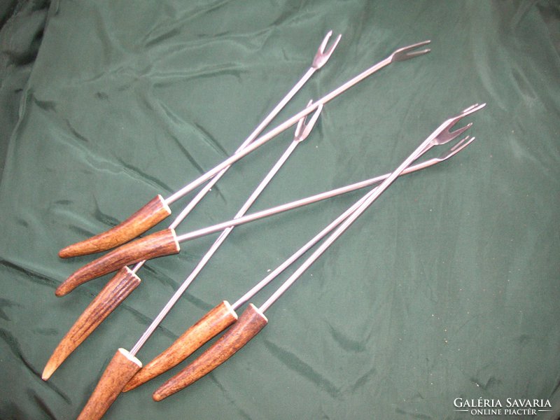 Special forks, with antler handles, 27 cm