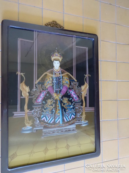 Keleti üvegfestmények, Kinai üvegfestmény, Kinai császár és császárné üveg festmények
