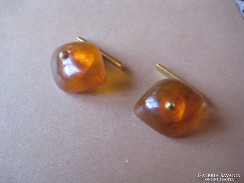 Nice amber cuff 2 x 2.5 cm