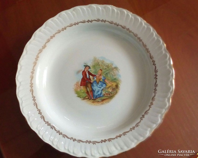 Antique French l' amandinoise plate