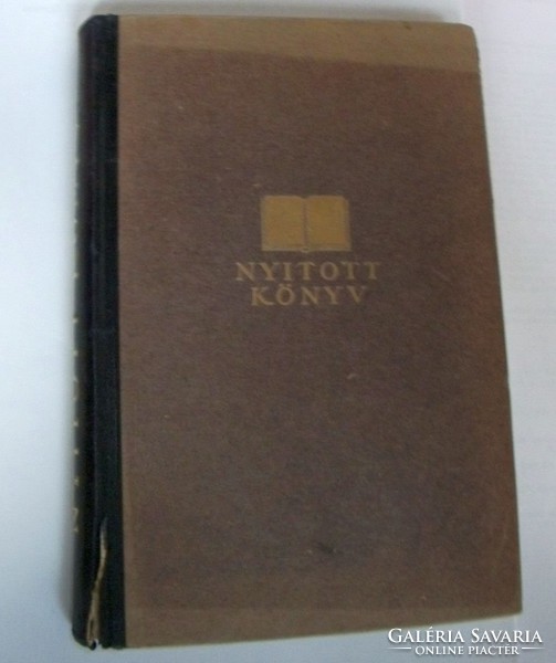 Nyitott könyv, Százharminc közlemény száz képpel. Budapest, [1928]