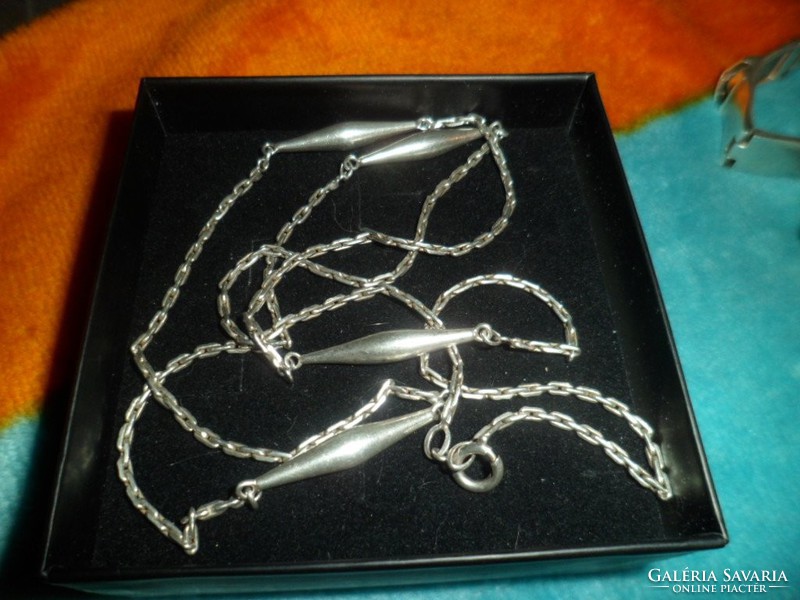 Art deco silver chain