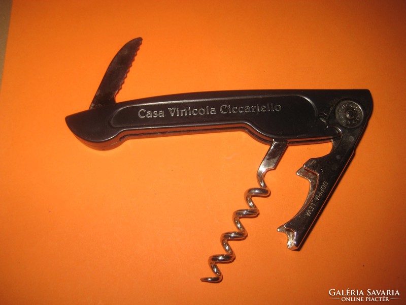 German professional corkscrew bottle opener g. Holzknecht, closed 13 cm