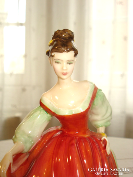 Royal doulton, lady in red dress (1962)