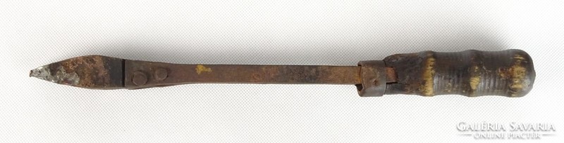 0W172 Régi rézfejű forrasztópáka 33.5 cm