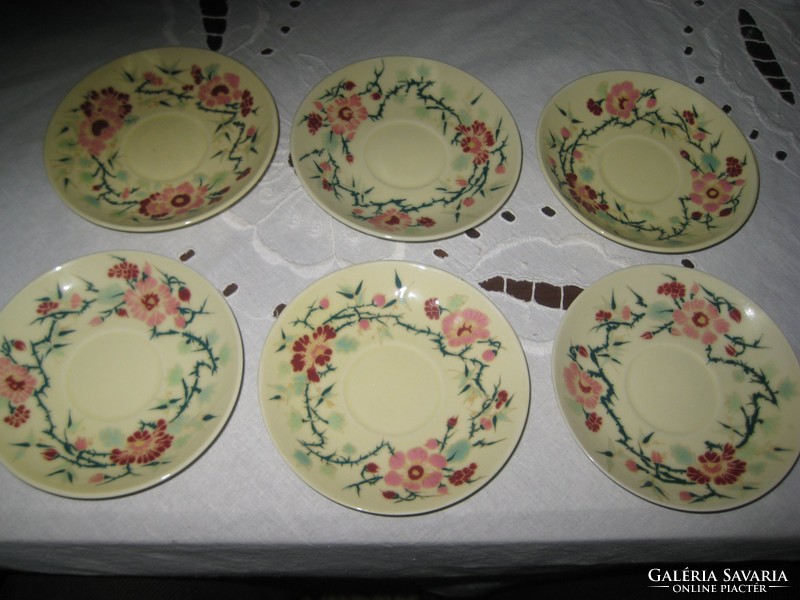 Zsolnay, mocha, small plates, nice condition