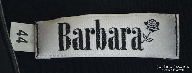 0W317 Barbara fekete elegáns nadrág kosztüm 44