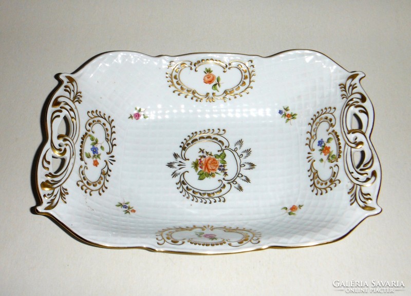 Herend porcelain baroque tray - 30 cm
