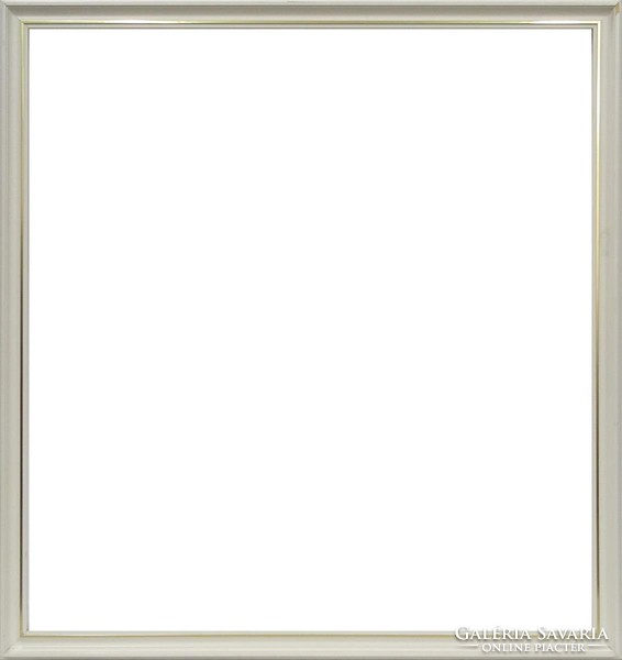 0W841 Hatalmas vágható fehér képkeret 114 x 107 cm