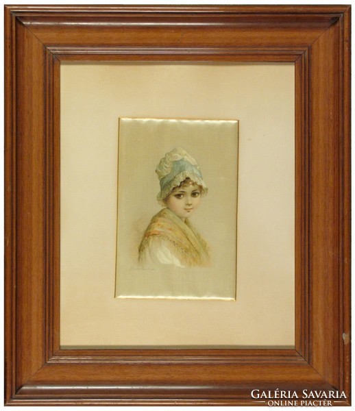 Nyugat-európai festő XIX. sz. : Kislány